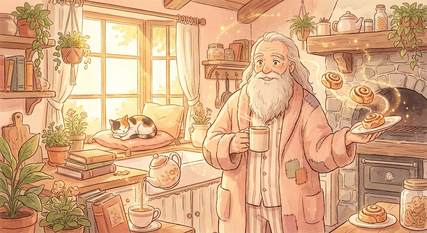 Bob's morning routine